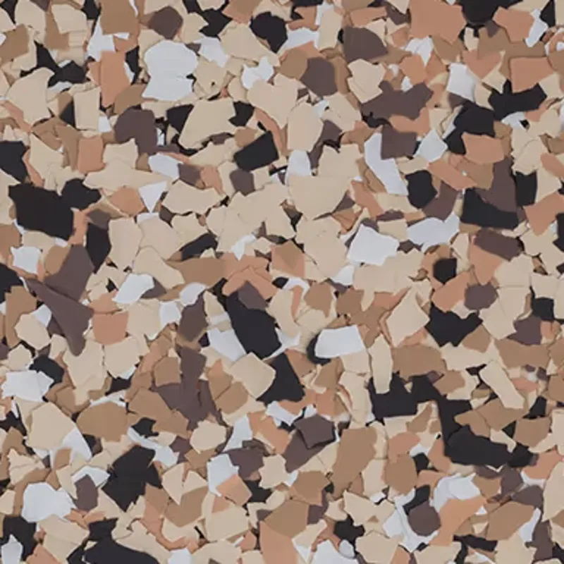 Outback epoxy flake blend offered by Titan Garage Floors