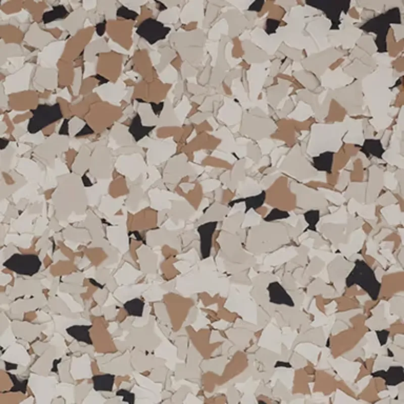 Shoreline epoxy flake blend offered by Titan Garage Floors