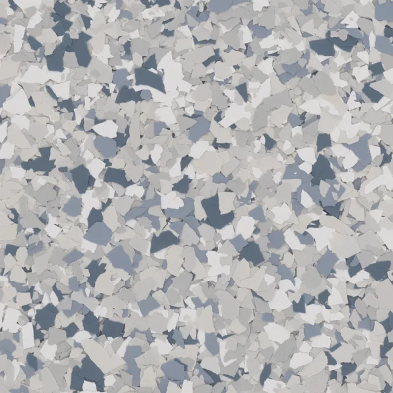Tidal Wave epoxy flake blend offered by Titan Garage Floors